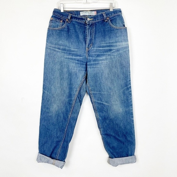 Levis 550 Vintage Relaxed Tapered Leg Mom Jeans - Picture 1 of 10